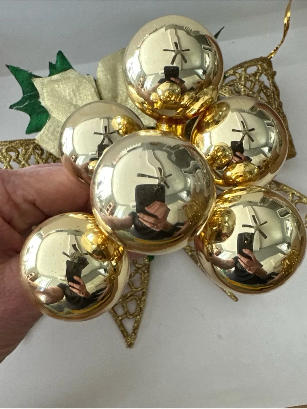 Vintage MCM ORNAMENT FLORAL PICKS